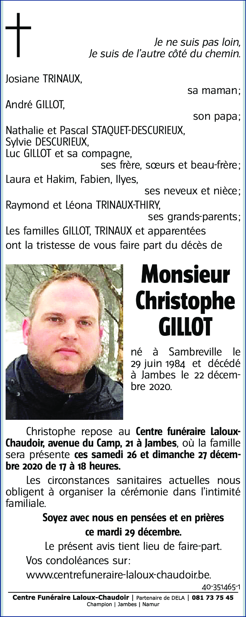 Christophe GILLOT