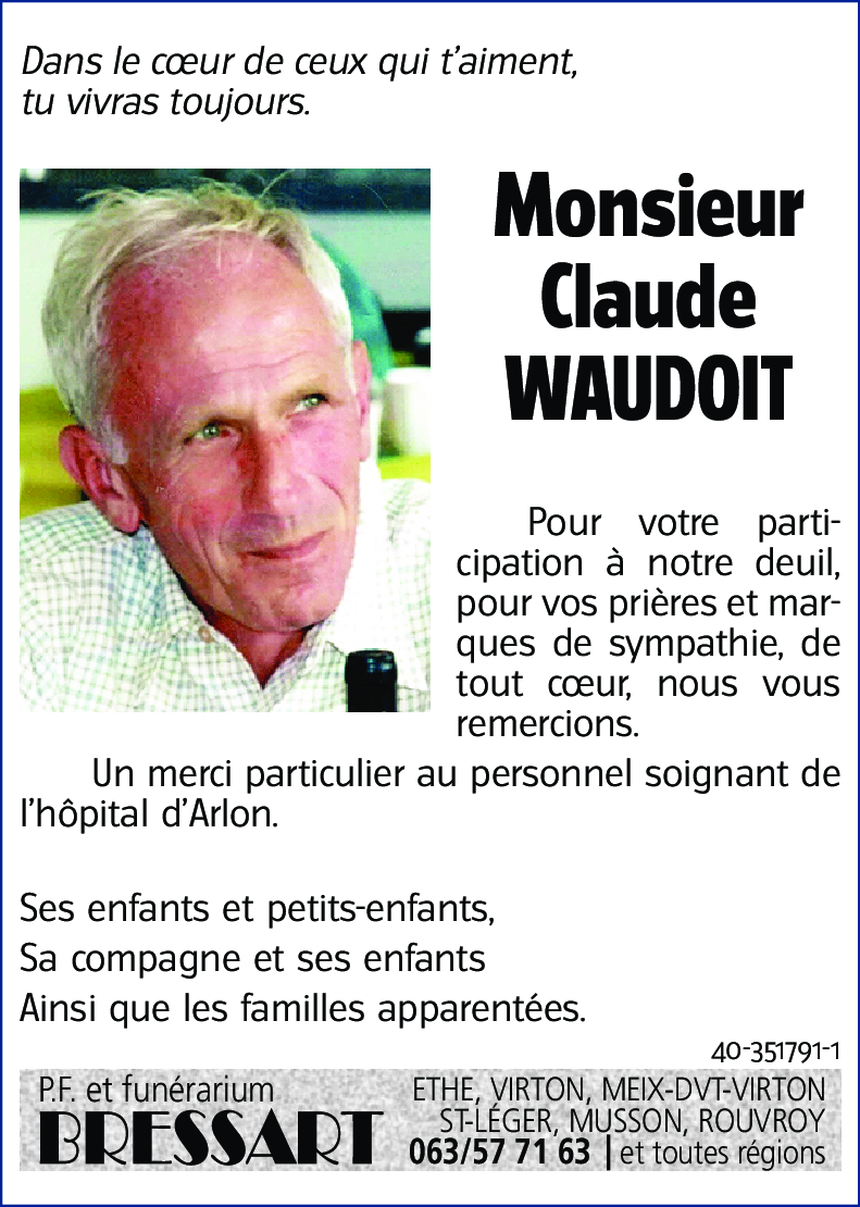 Claude WAUDOIT