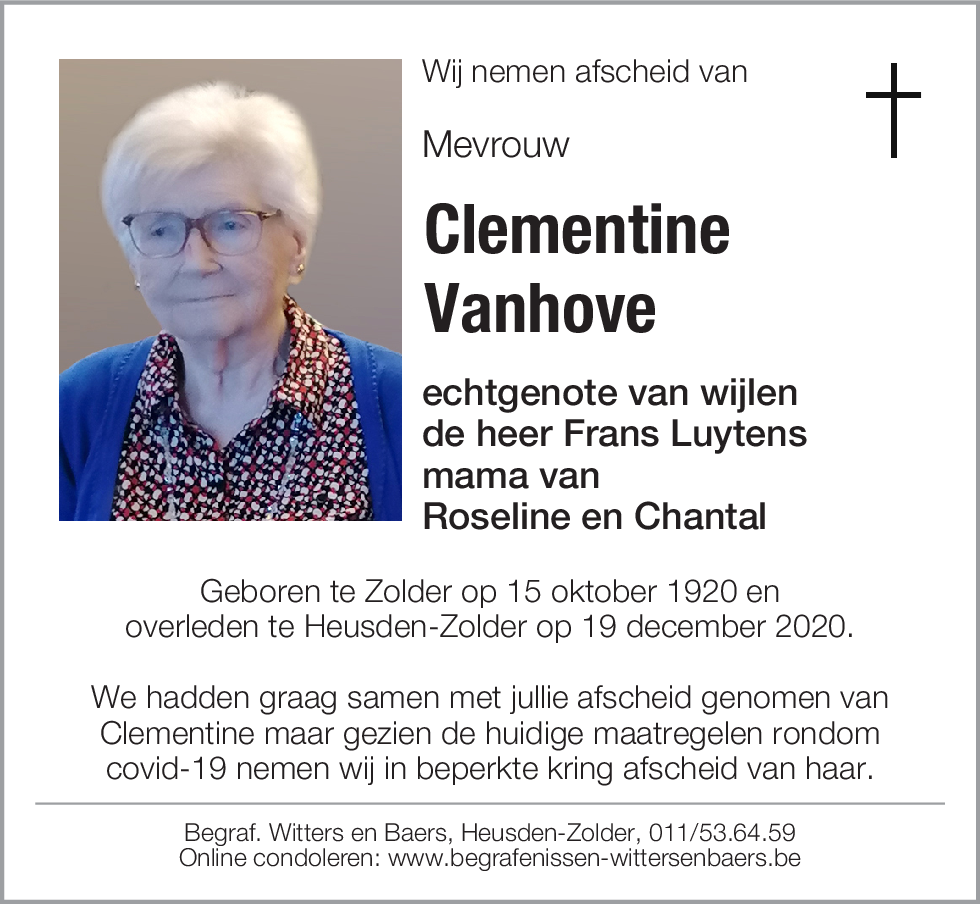 Clementine Vanhove