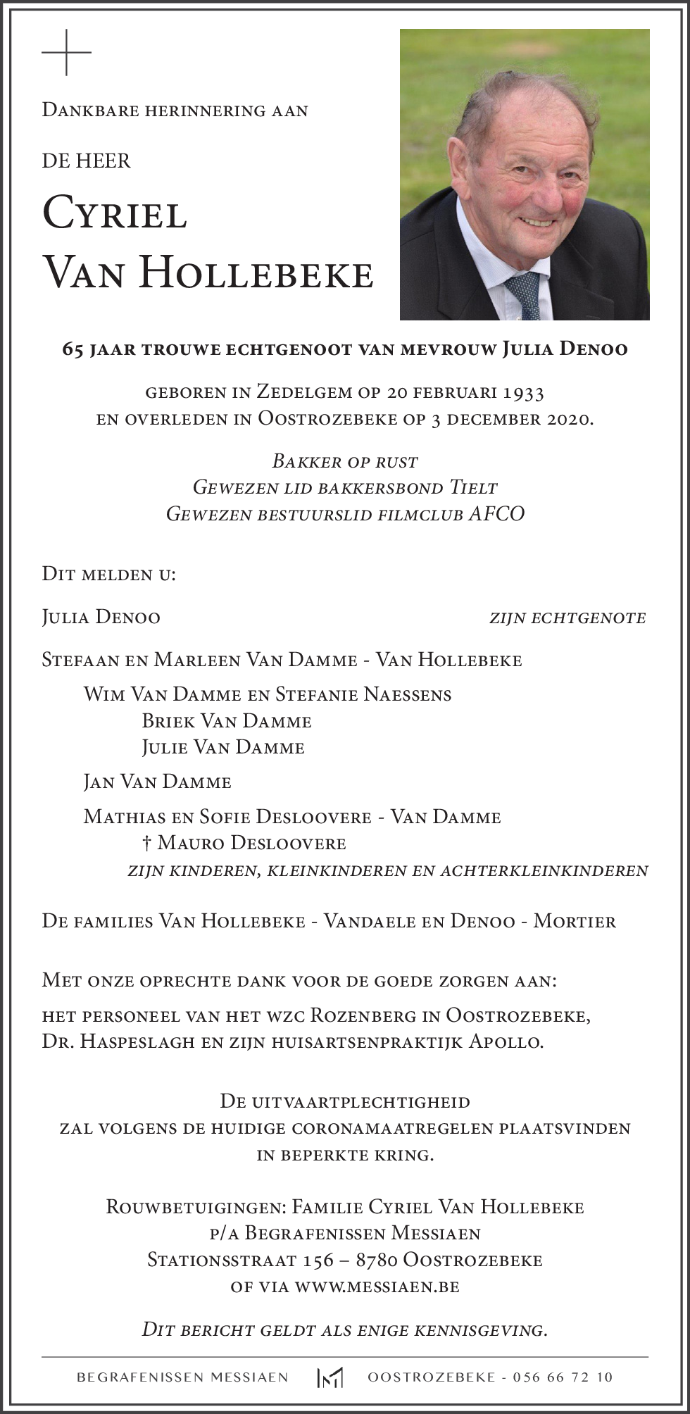 Cyriel Van Hollebeke