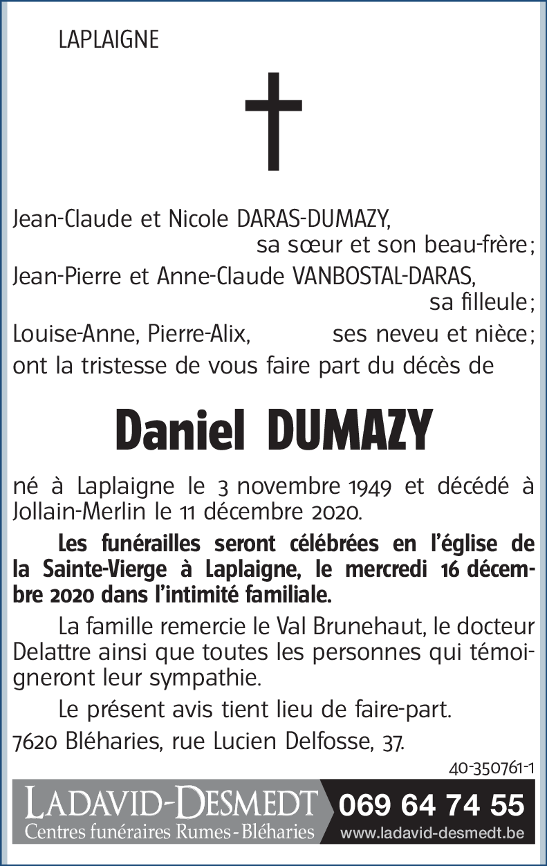 Daniel DUMAZY