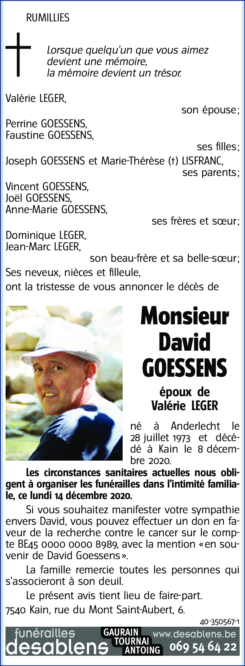 David GOESSENS