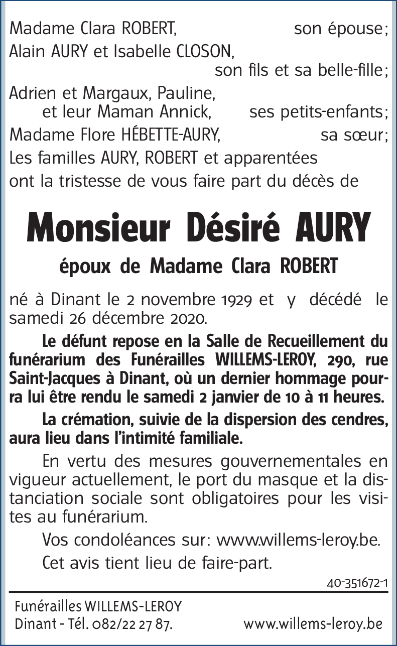 Désiré AURY