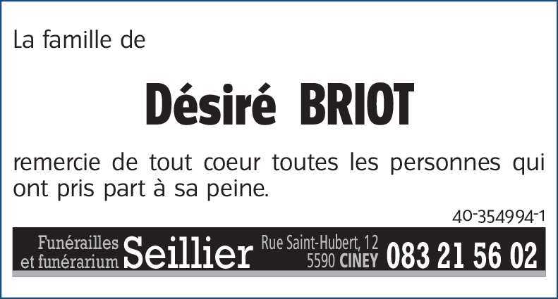Désiré BRIOT