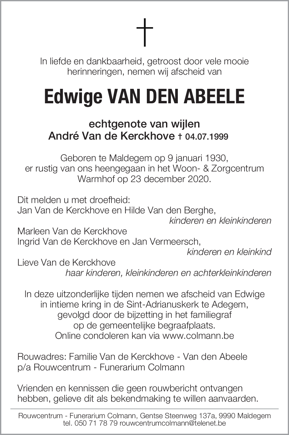 Edwige Van den Abeele