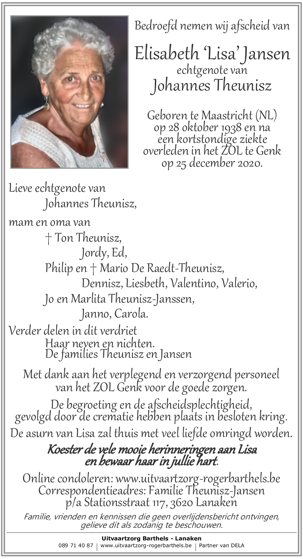 Elisabeth 'Lisa' Jansen