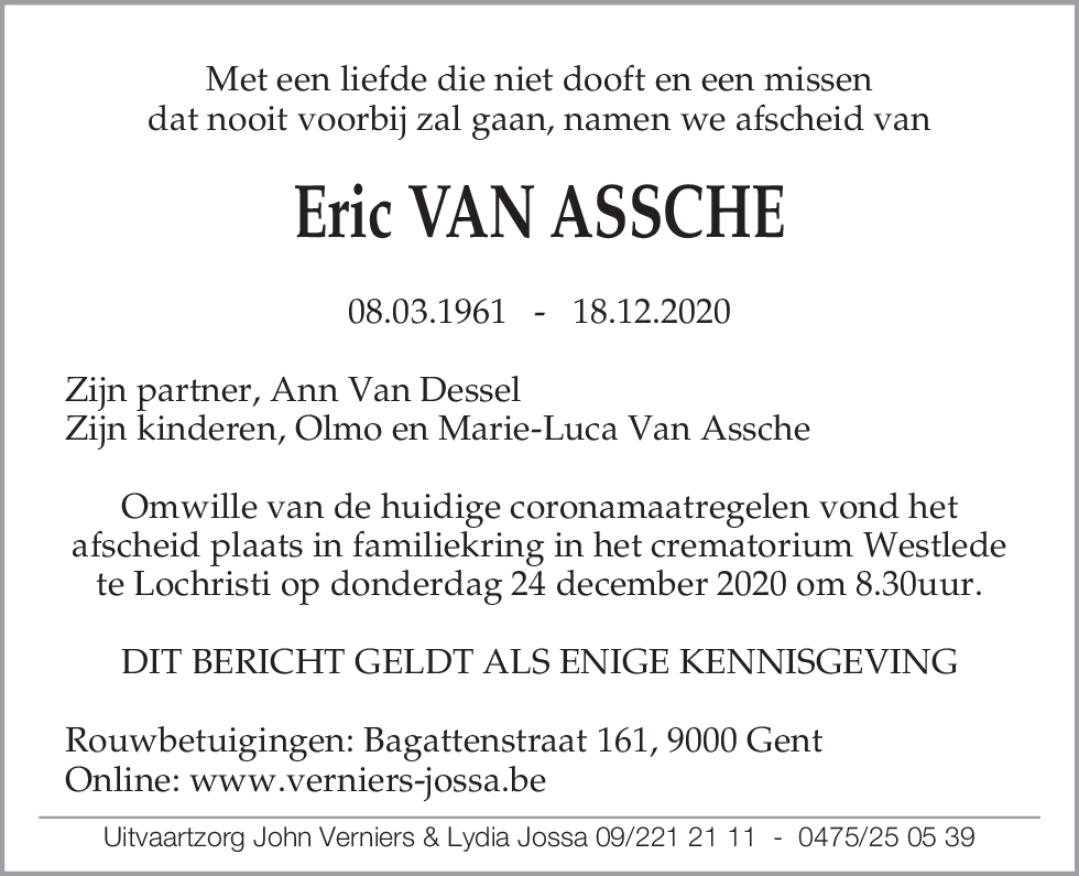 Eric Van Assche