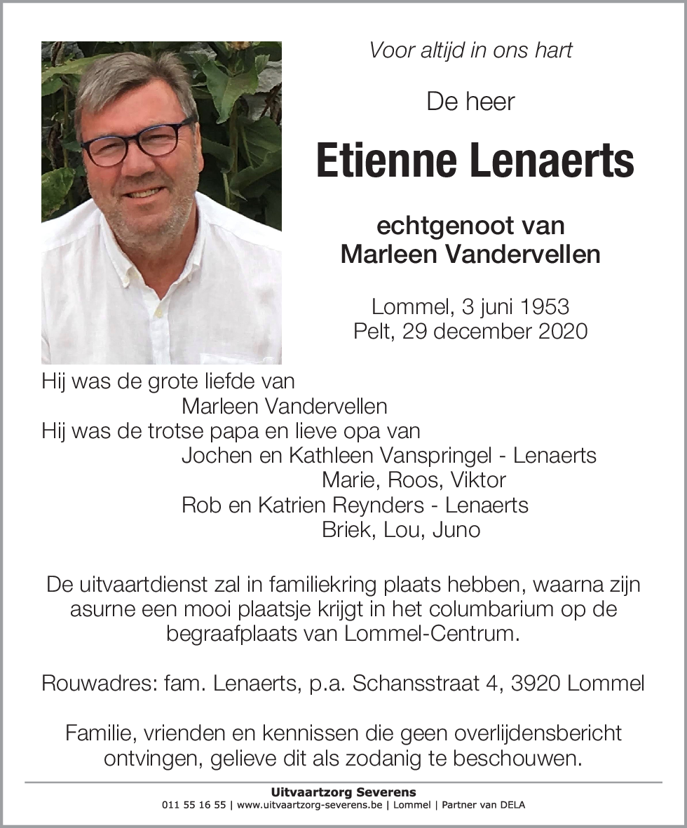 Etienne Lenaerts