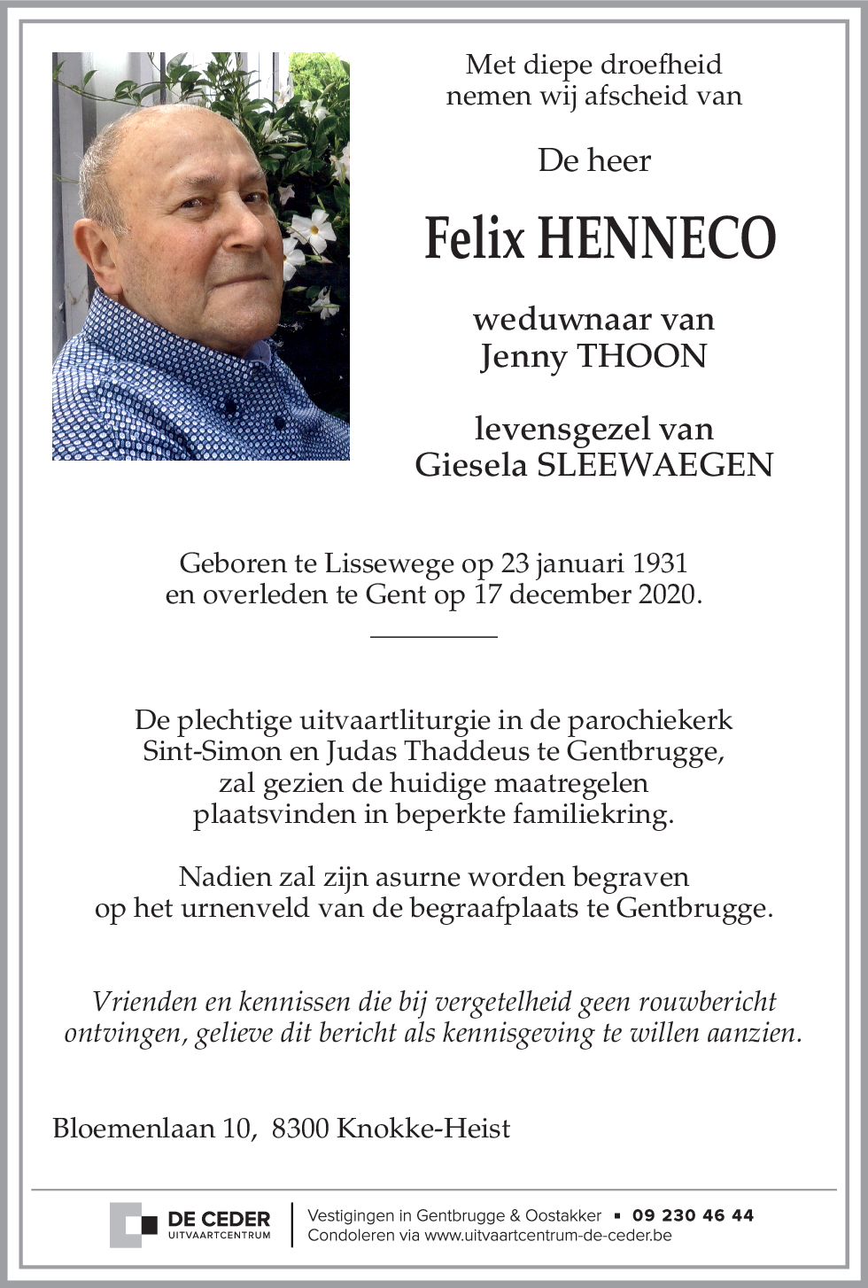 Felix HENNECO
