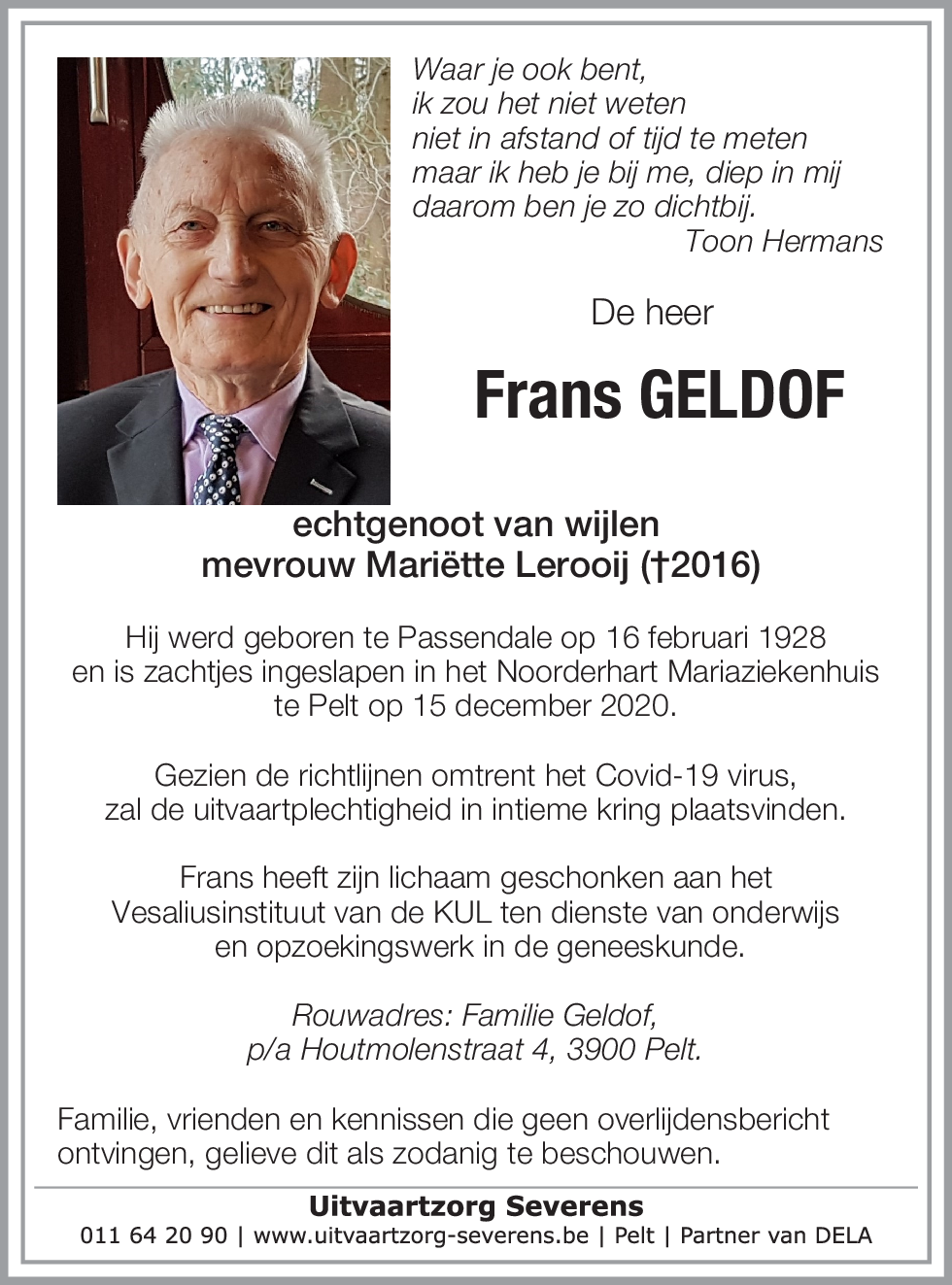 Frans Geldof