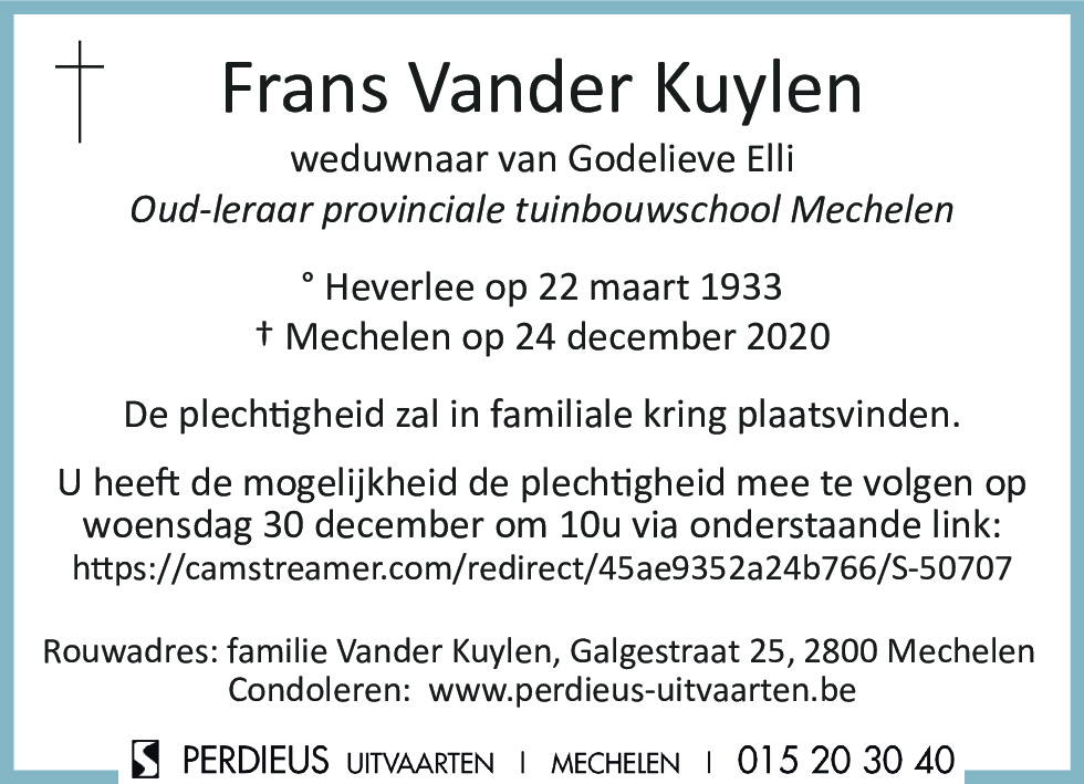 Frans Vander Kuylen