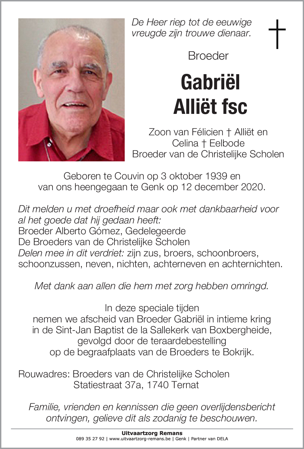 Gabriël Alliët fsc