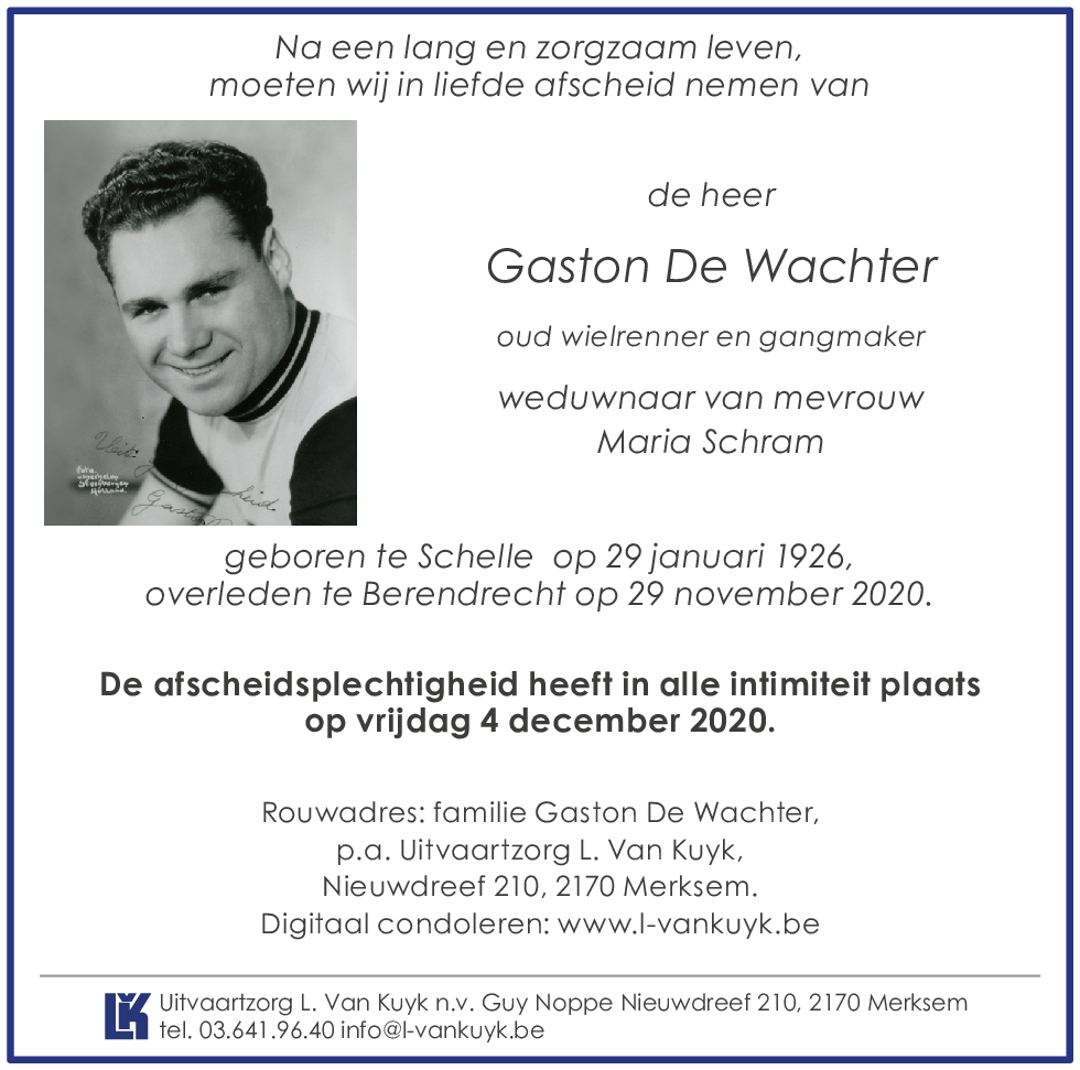 Gaston De Wachter