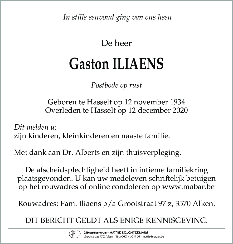 Gaston Iliaens