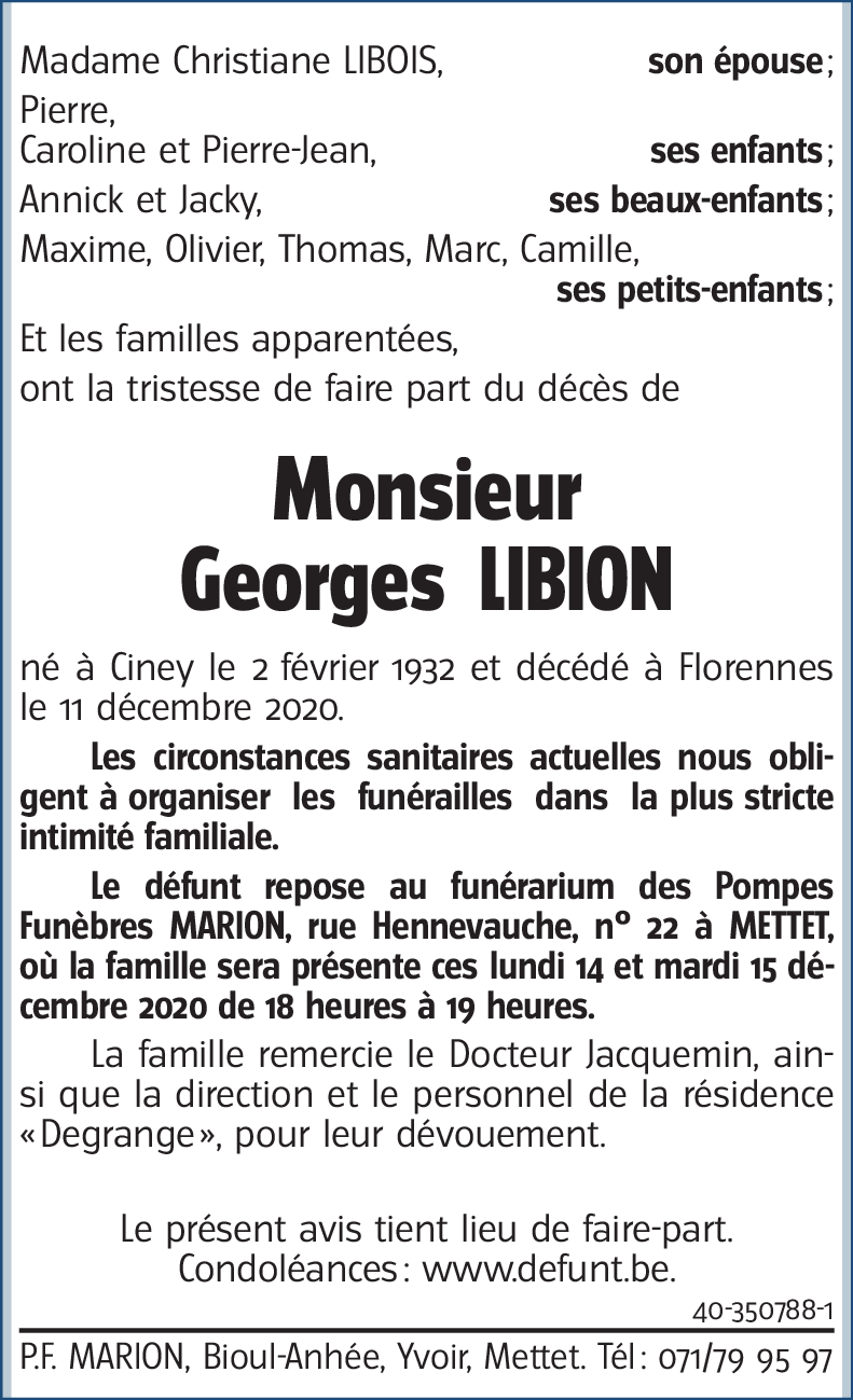 Georges LIBION