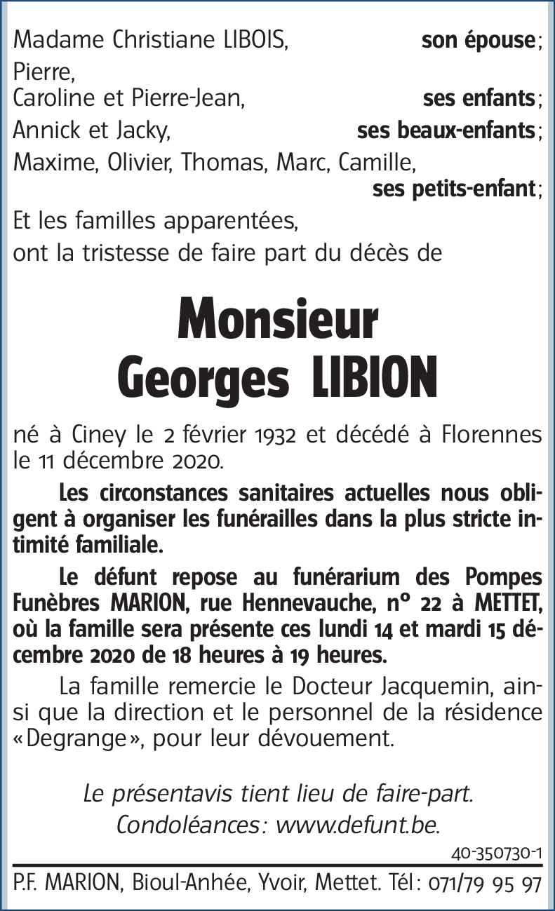 Georges LIBION