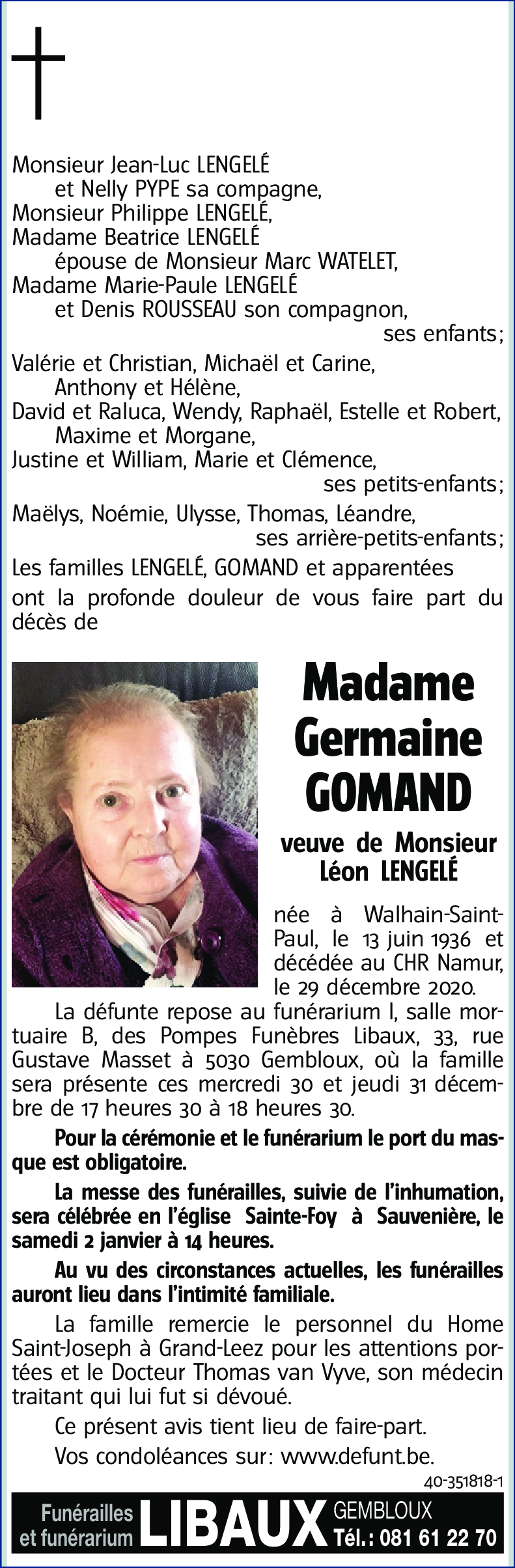 Germaine GOMAND