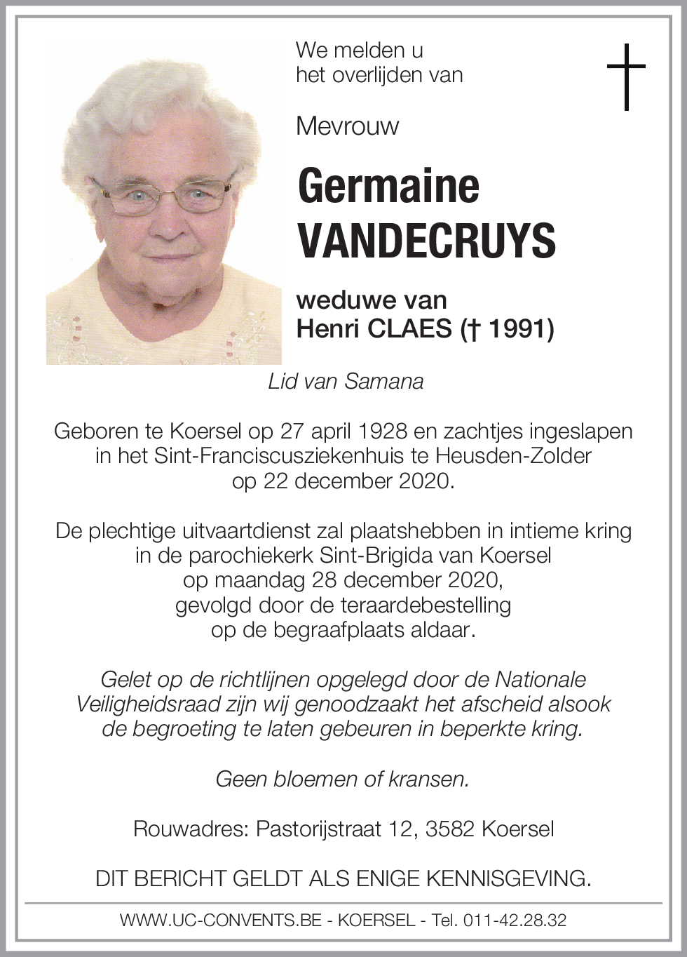 Germaine Vandecruys