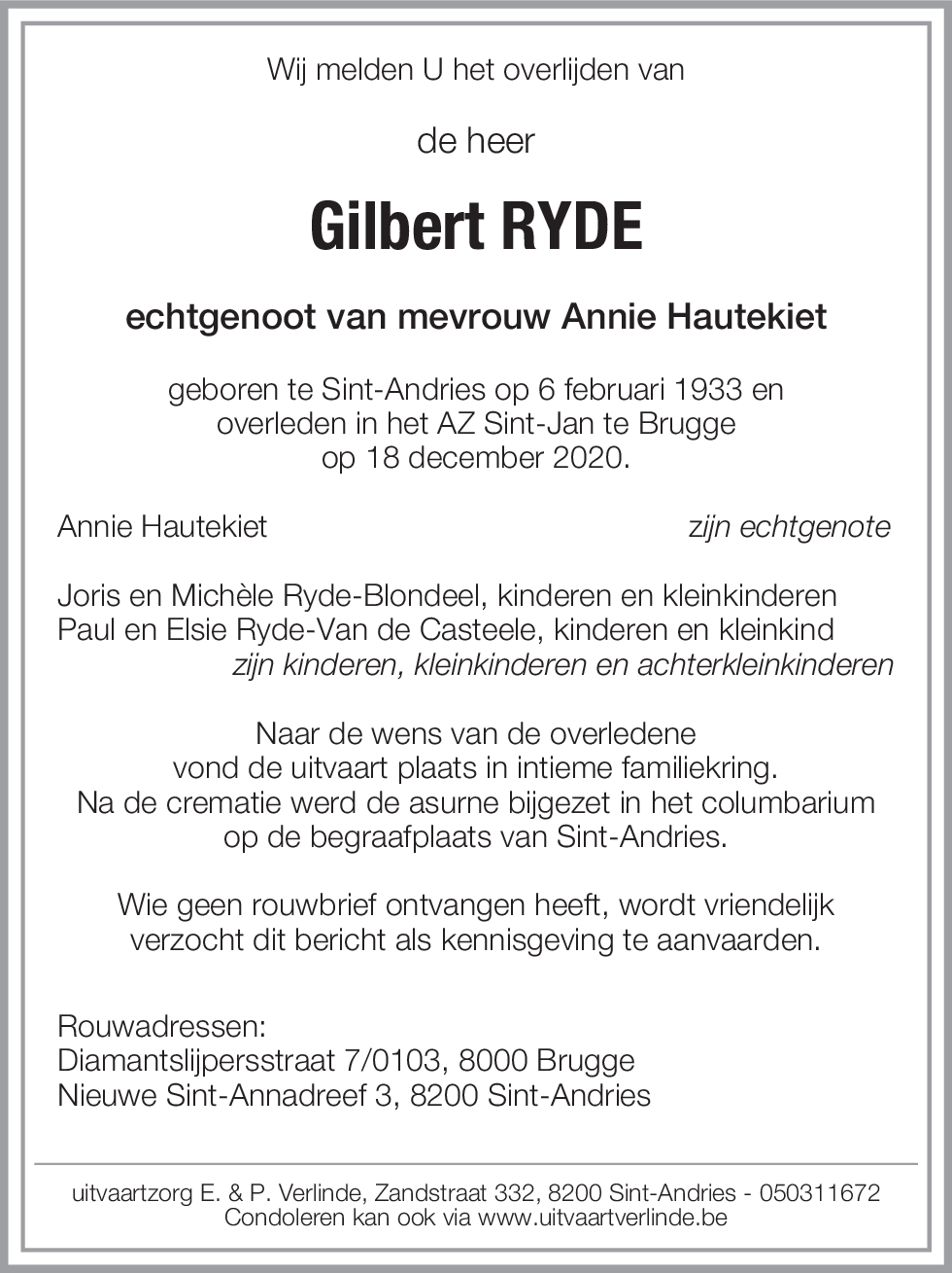 Gilbert Ryde