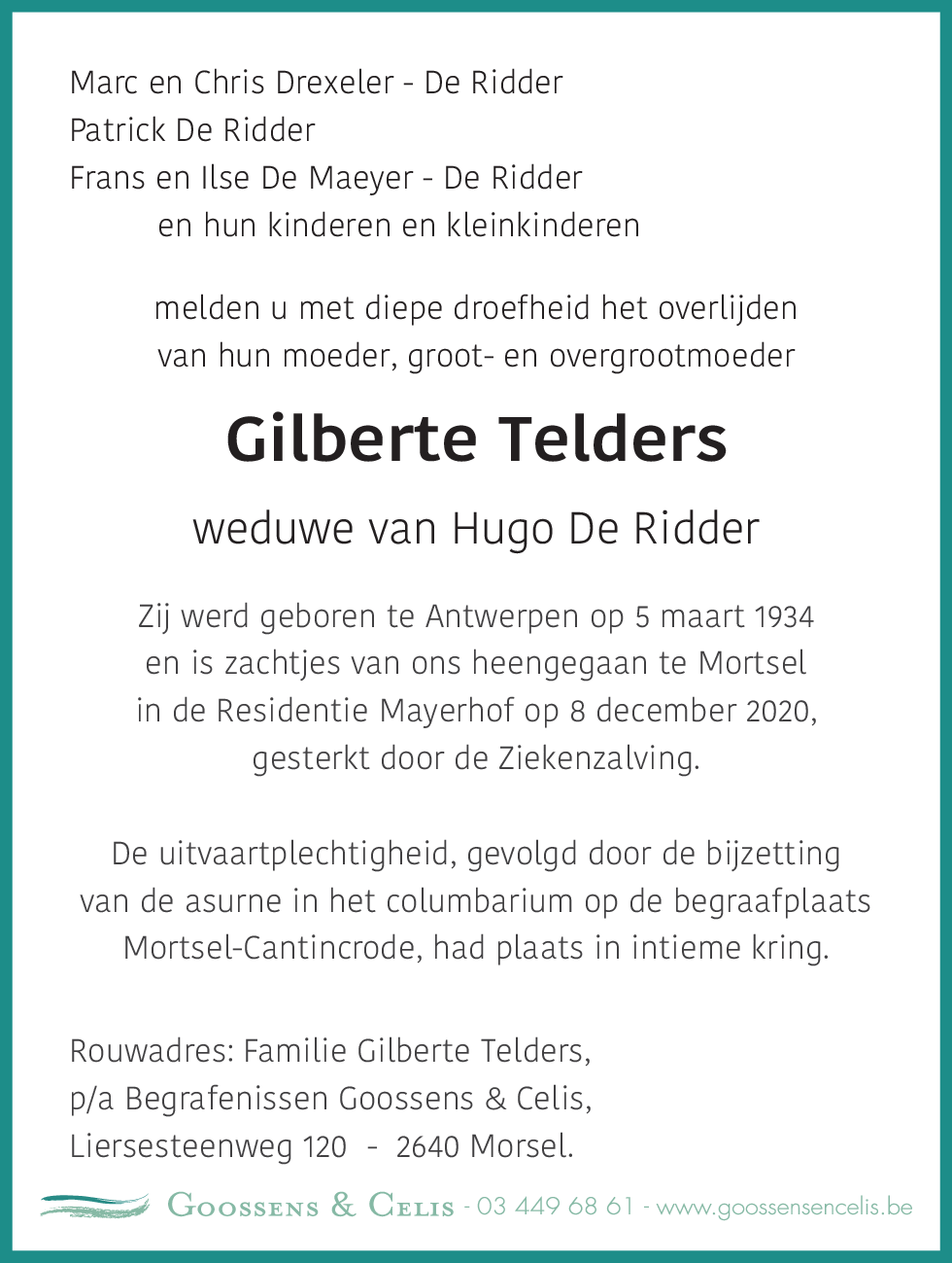 Gilberte Telders