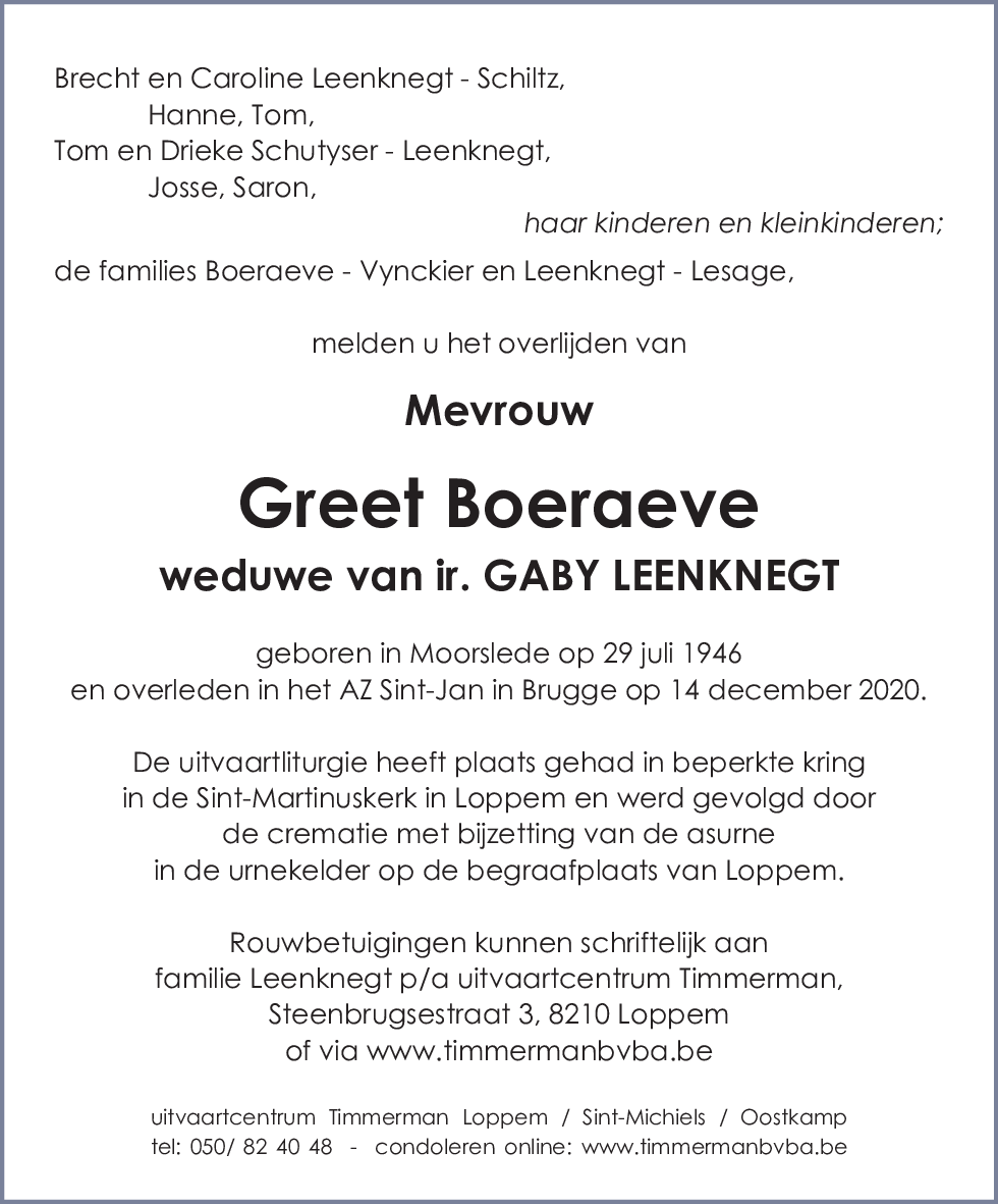 Greta Boeraeve