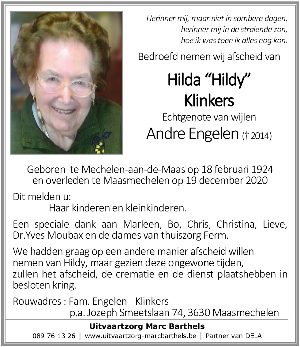 Hilda Klinkers
