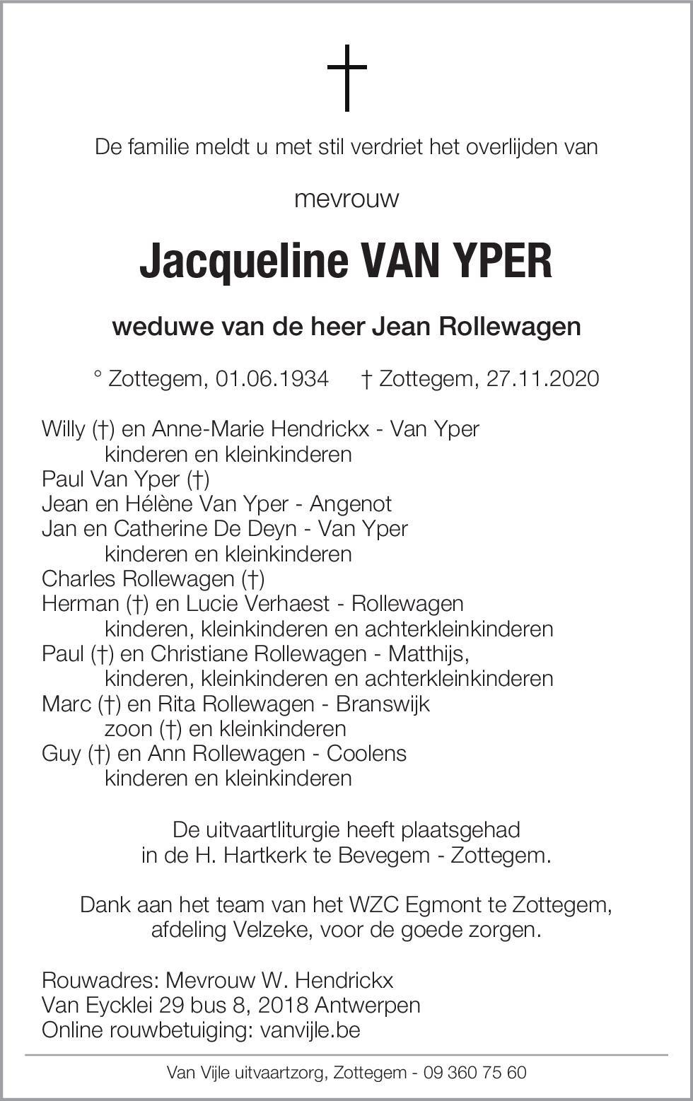 Jacqueline Van Yper
