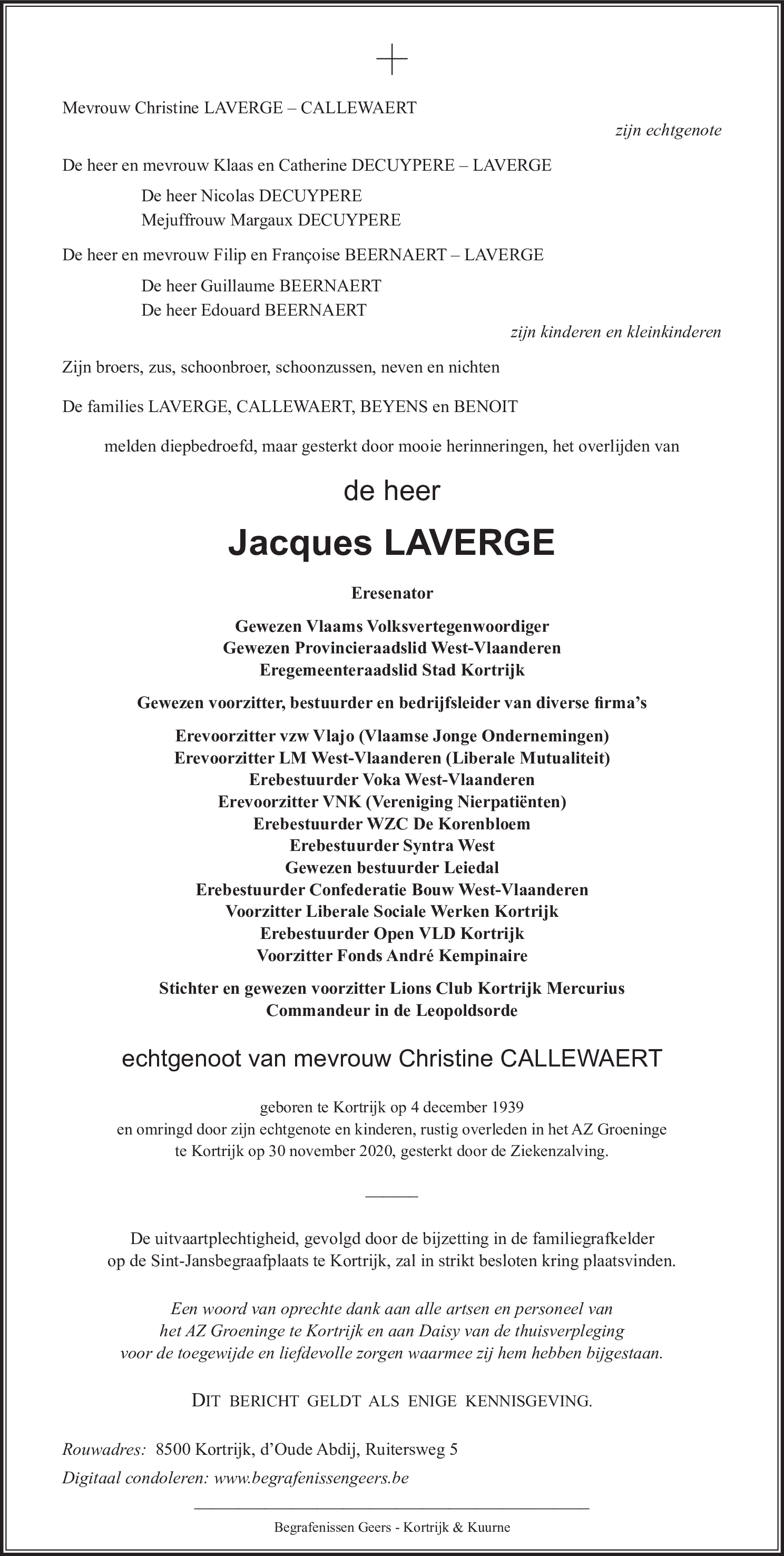 Jacques LAVERGE