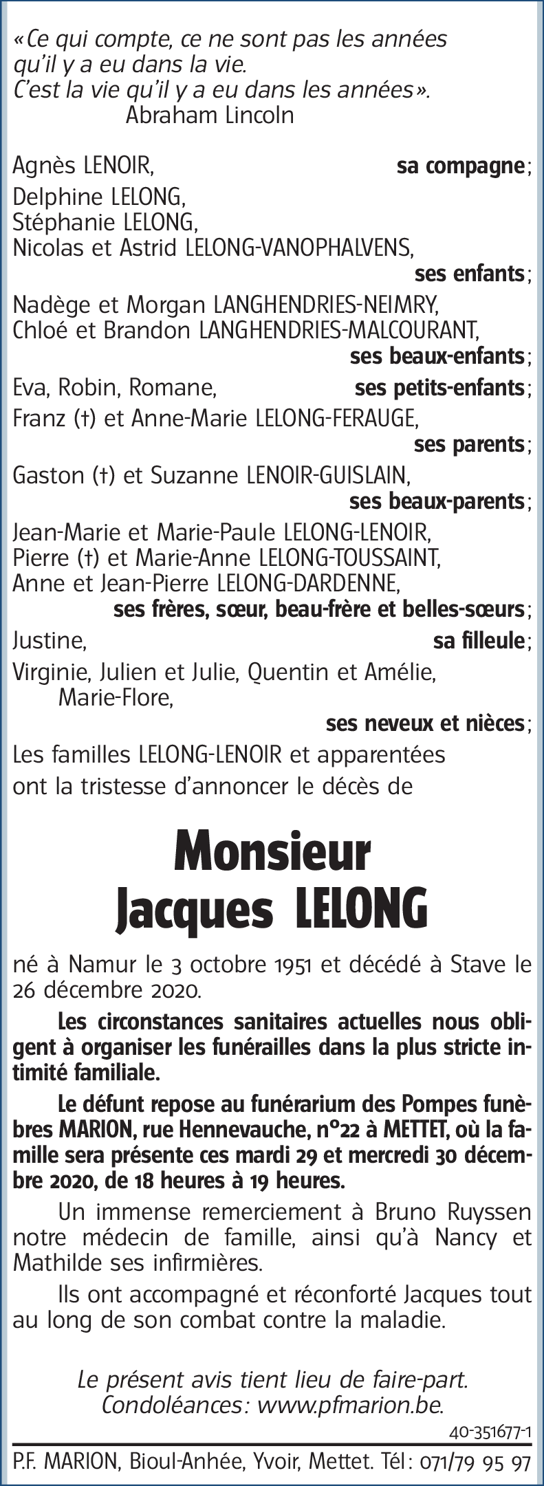 Jacques LELONG