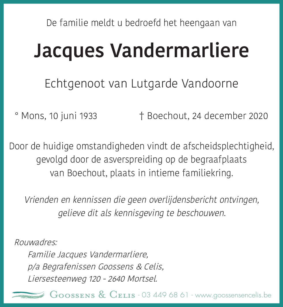 Jacques Vandermarliere