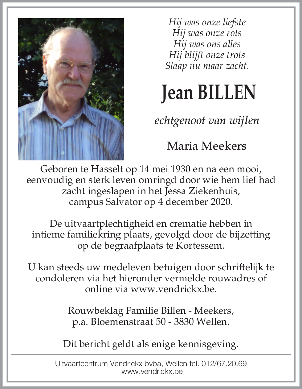 Jean BILLEN