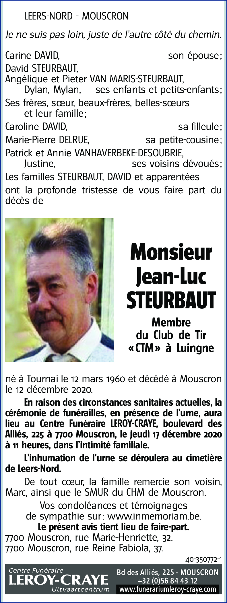 Jean-Luc STEURBAUT