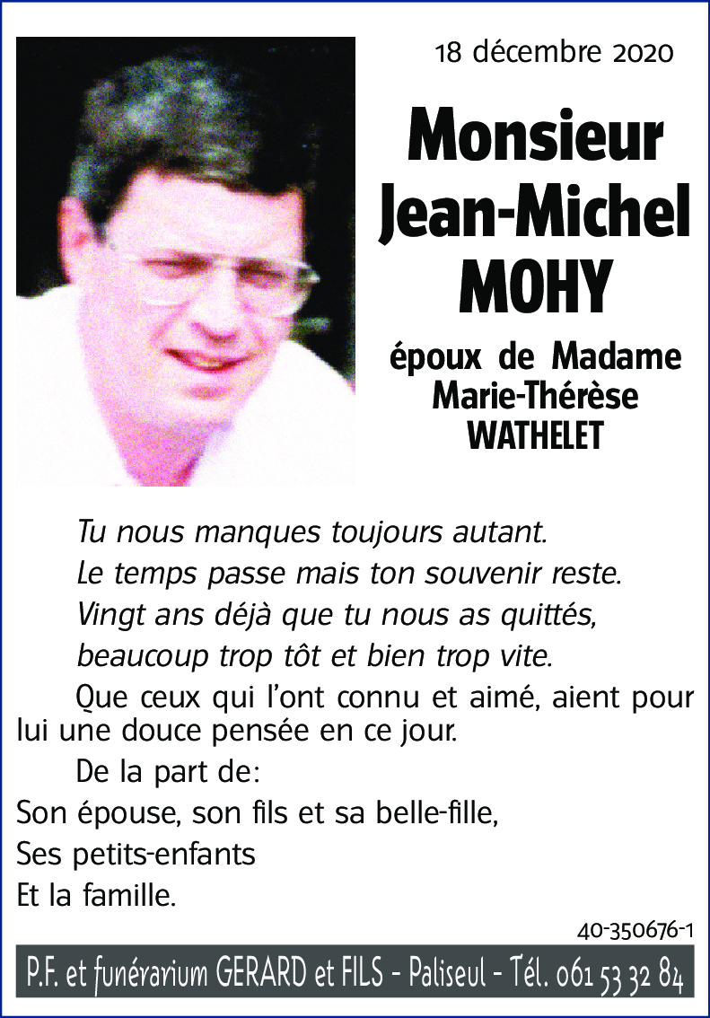 Jean-Michel MOHY