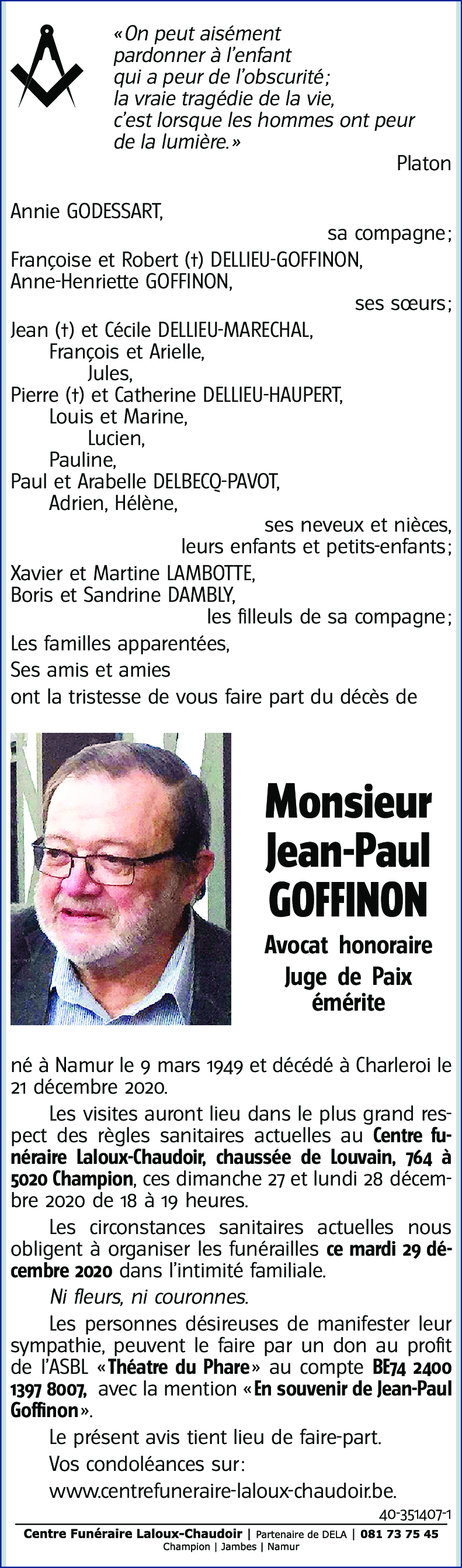 Jean-Paul GOFFINON