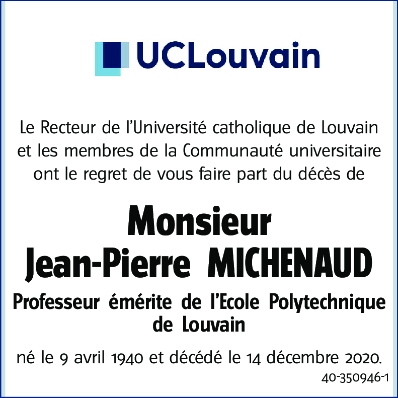 Jean-Pierre MICHENAUD