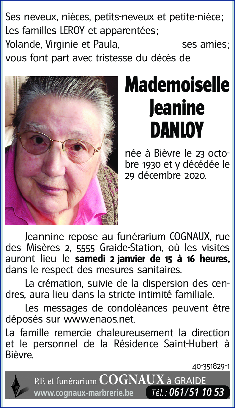 Jeanine DANLOY