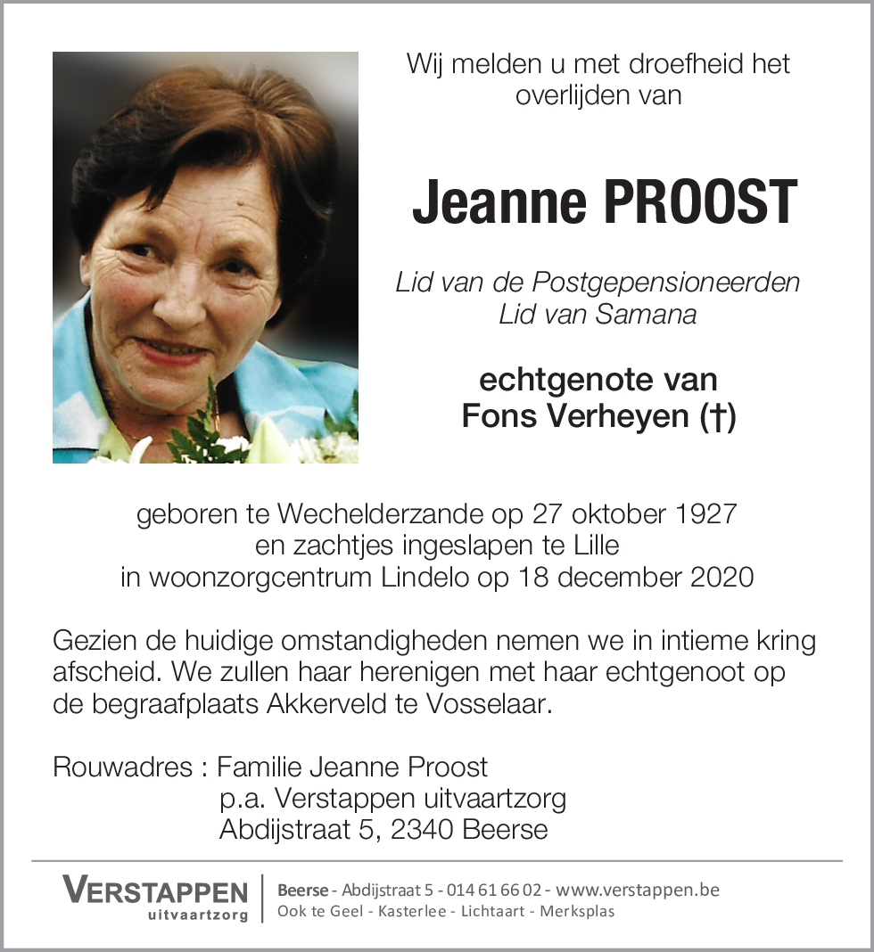 Jeanne Proost