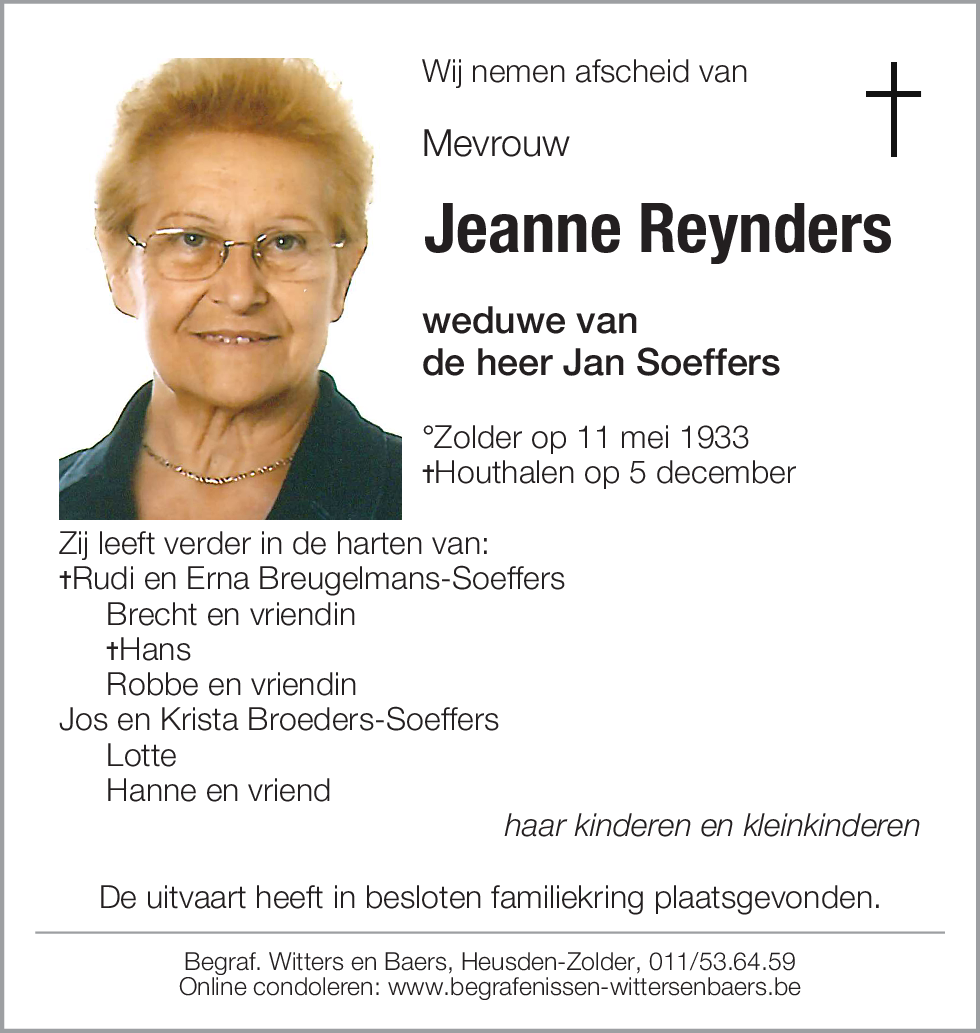 Jeanne Reynders