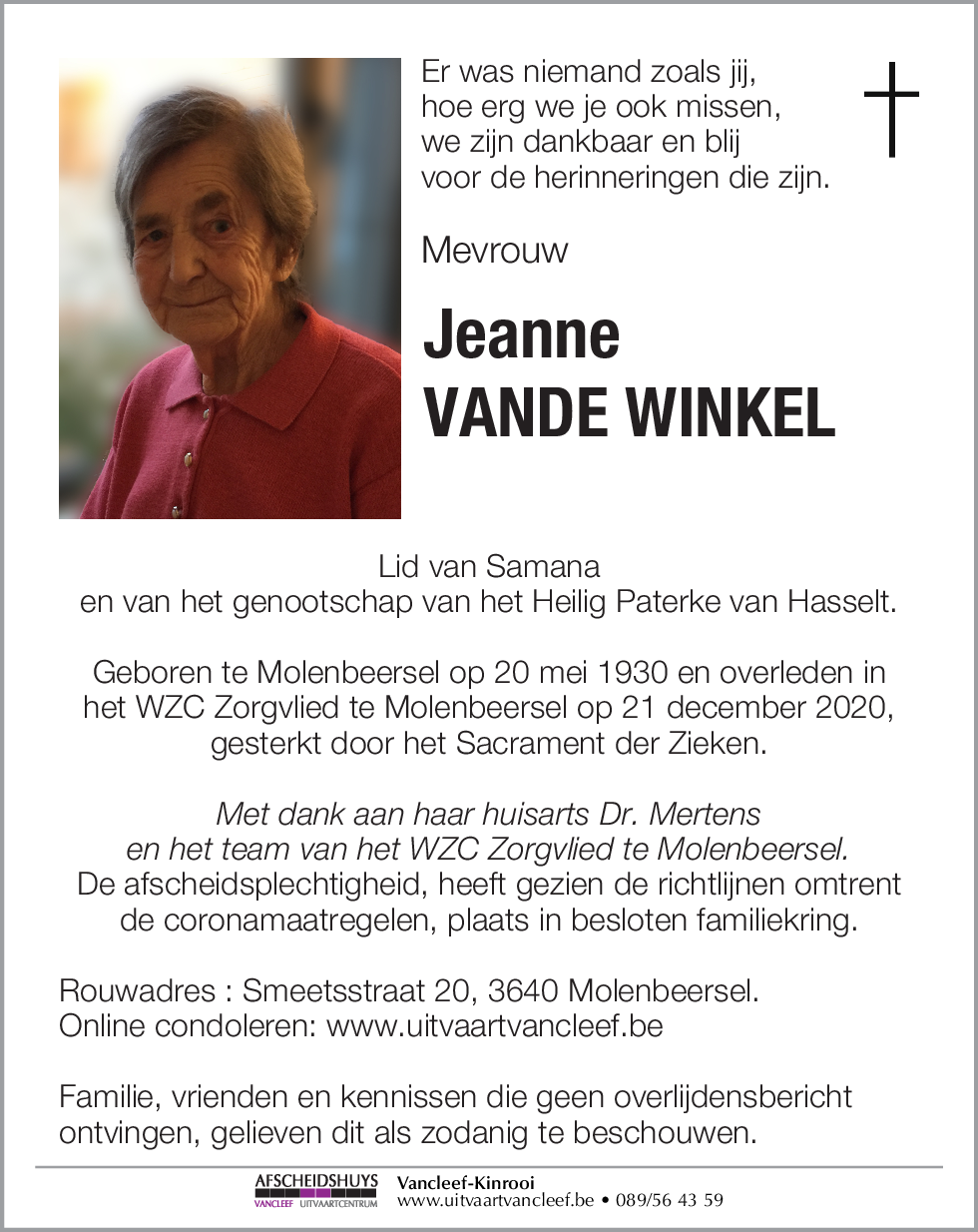 Jeanne Vande Winkel