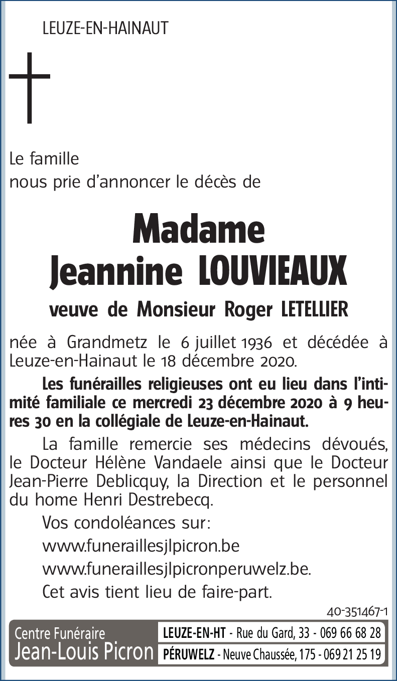 Jeannine LOUVIEAUX