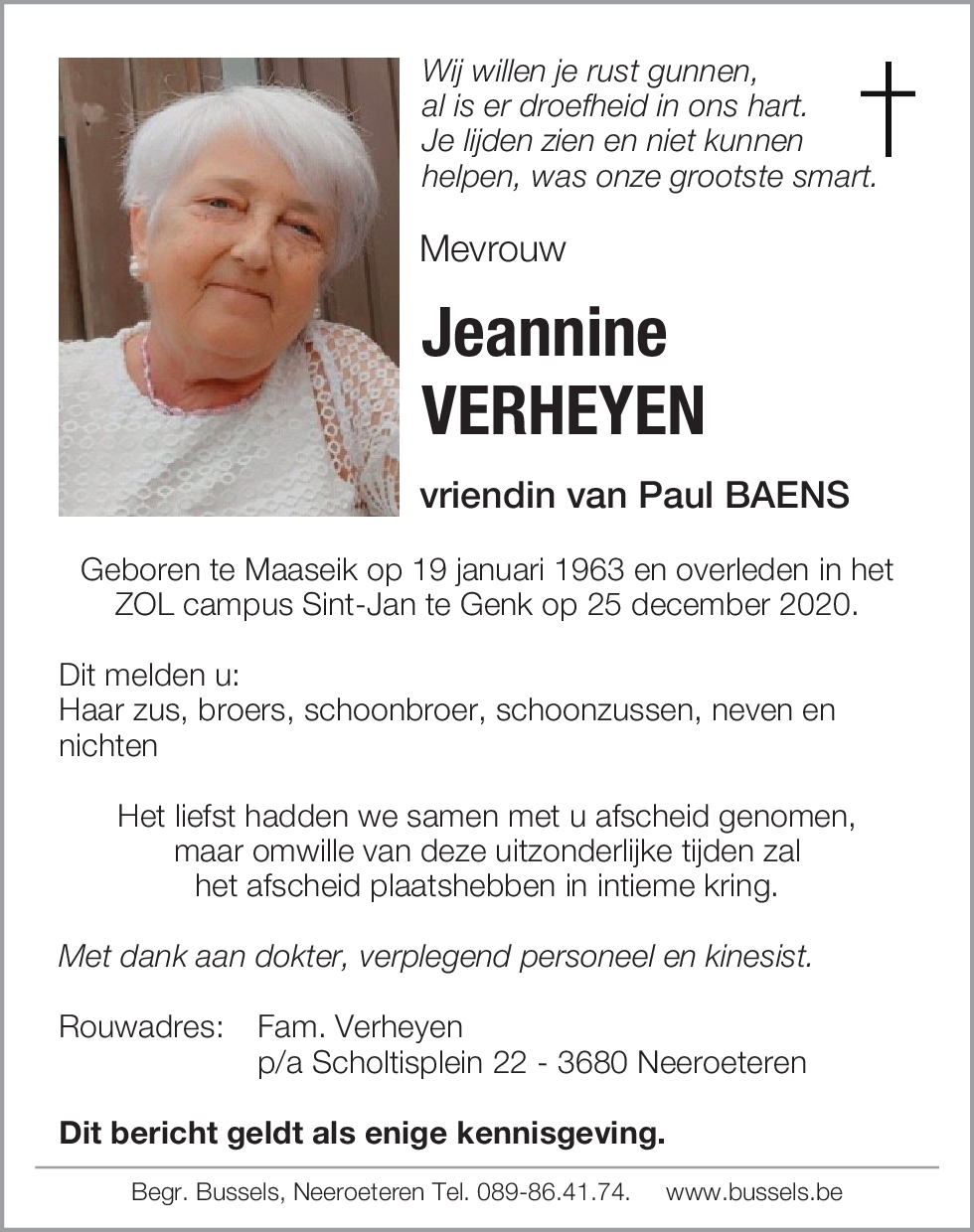 Jeannine VERHEYEN