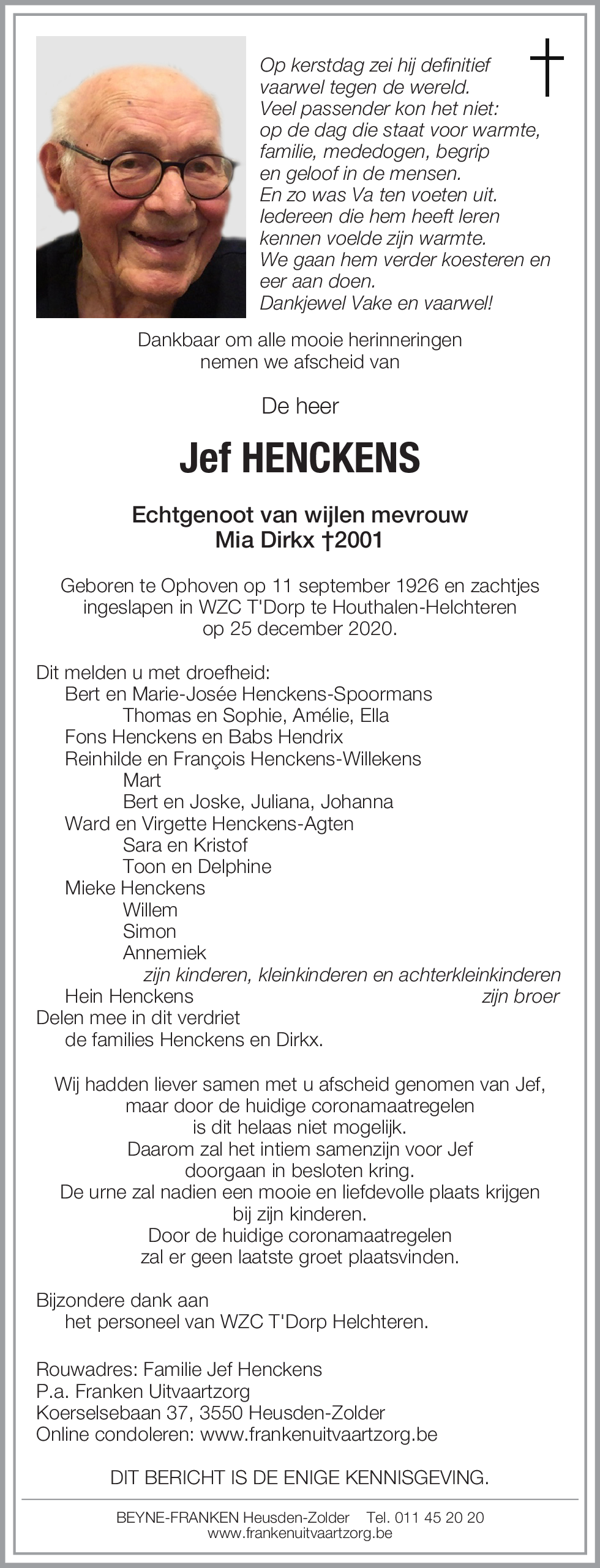 Jef HENCKENS