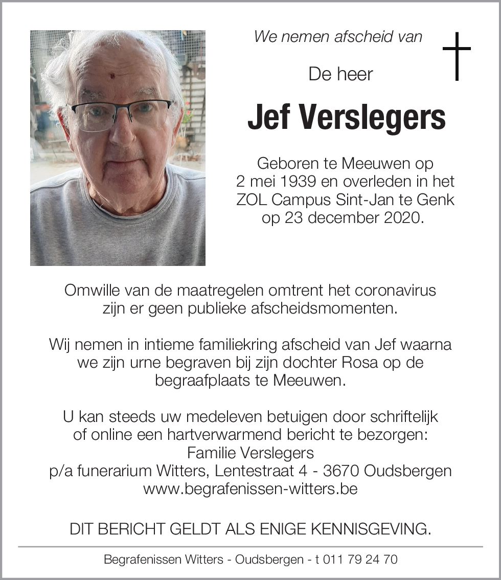 Jef Verslegers