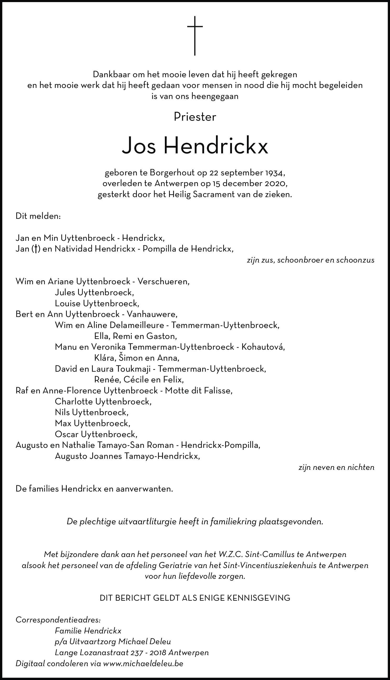 Jos Hendrickx