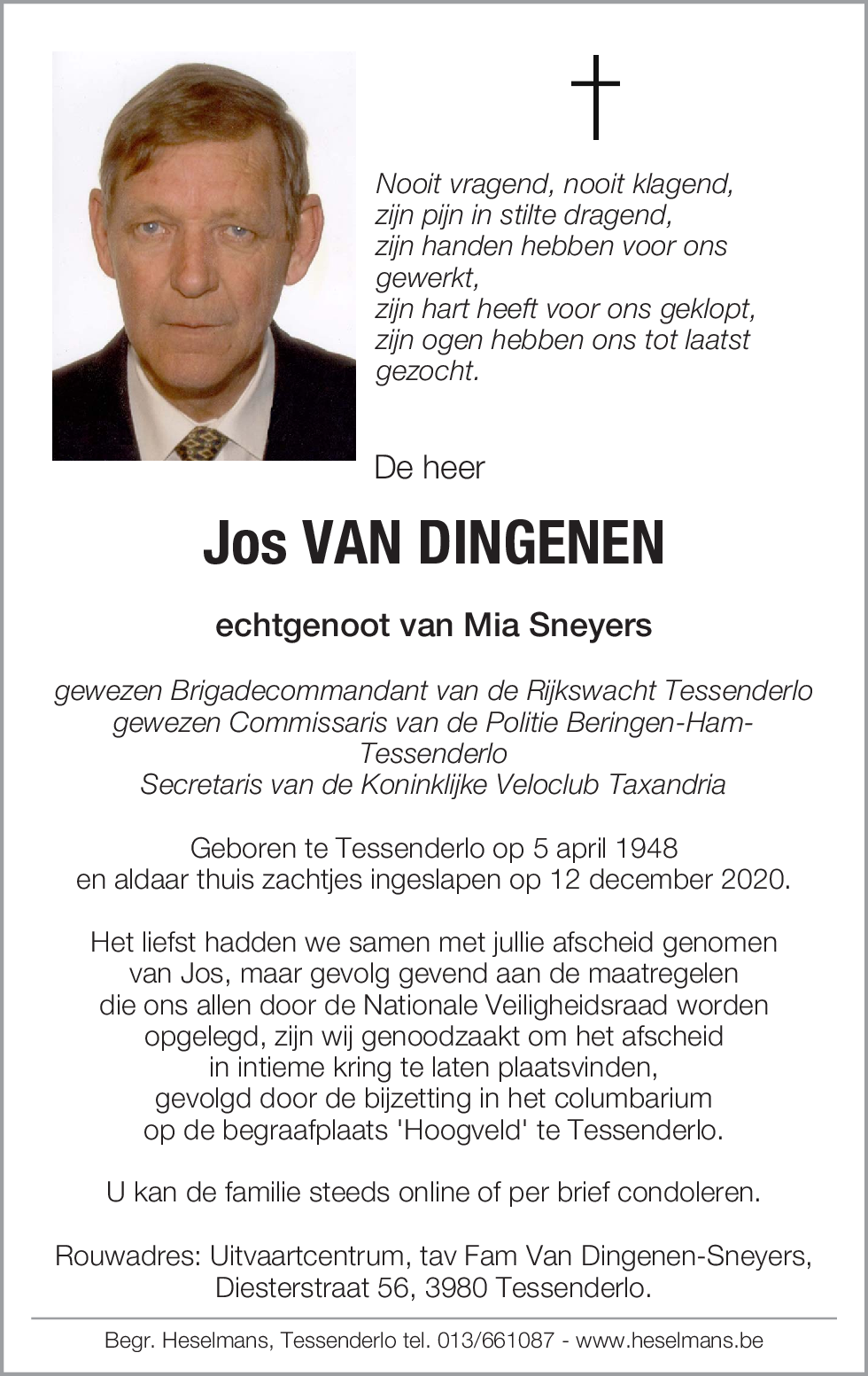 Jos Van Dingenen