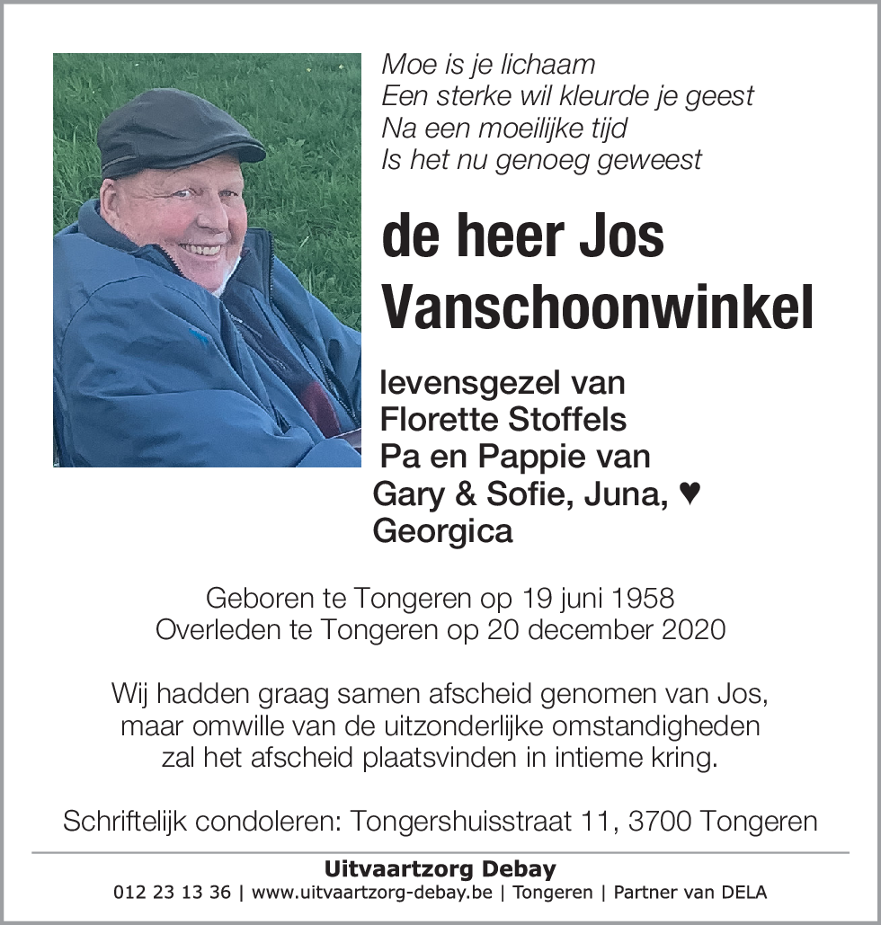 Jos Vanschoonwinkel
