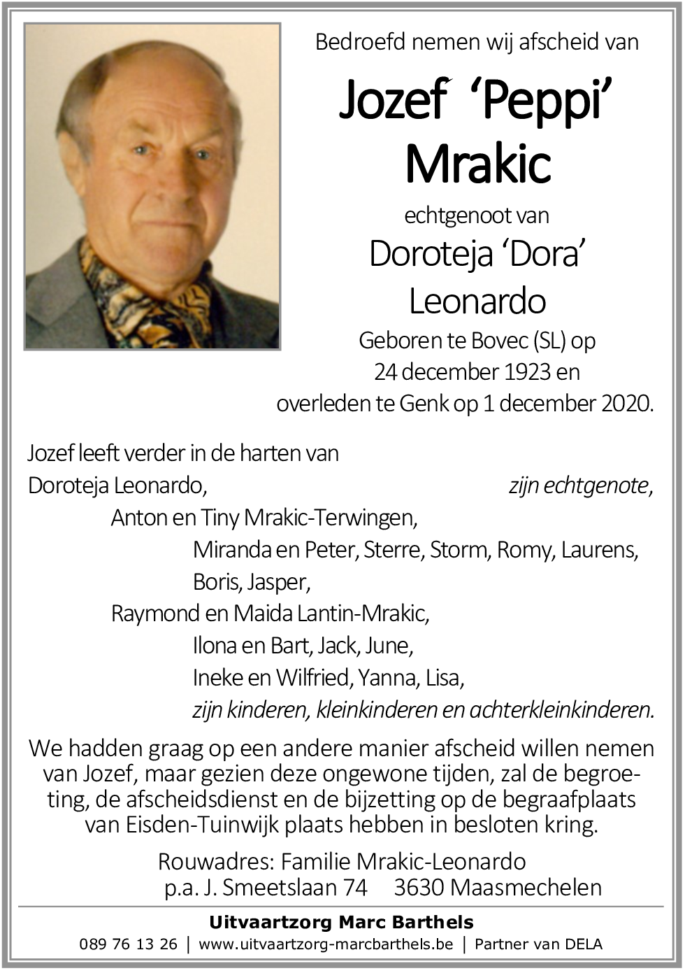 Jozef 'Peppi' Mrakic