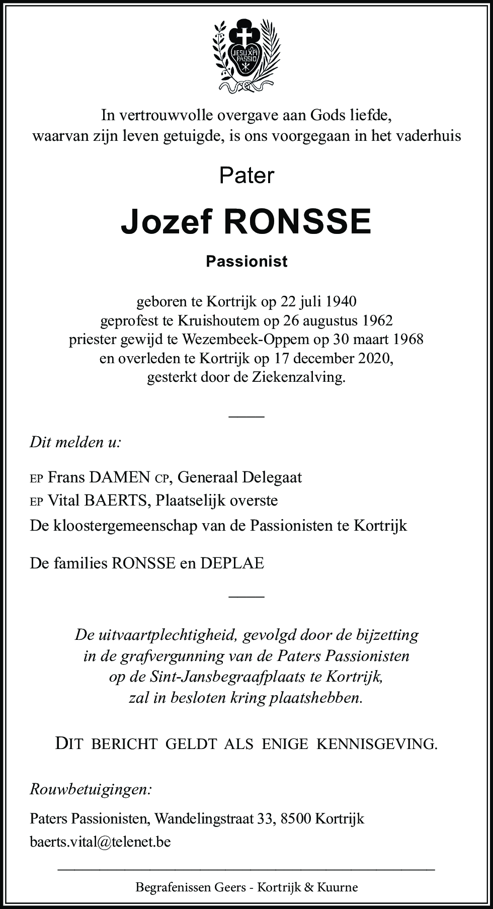 Jozef RONSSE