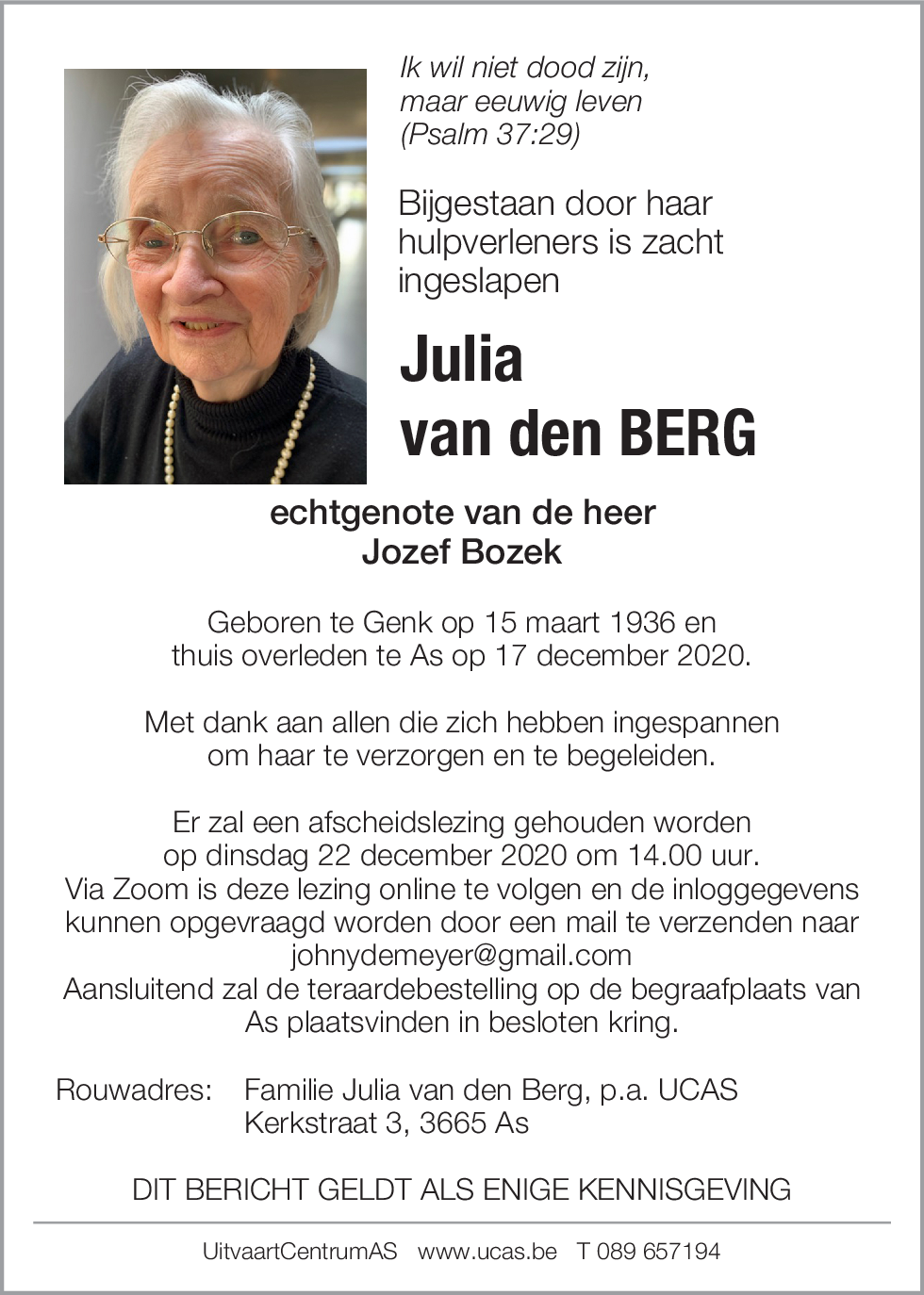 Julia van den Berg