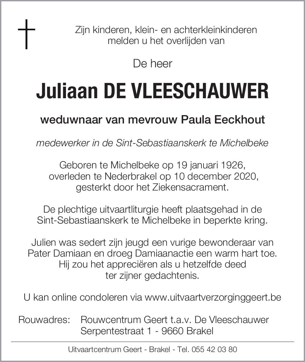 Juliaan De Vleeschauwer